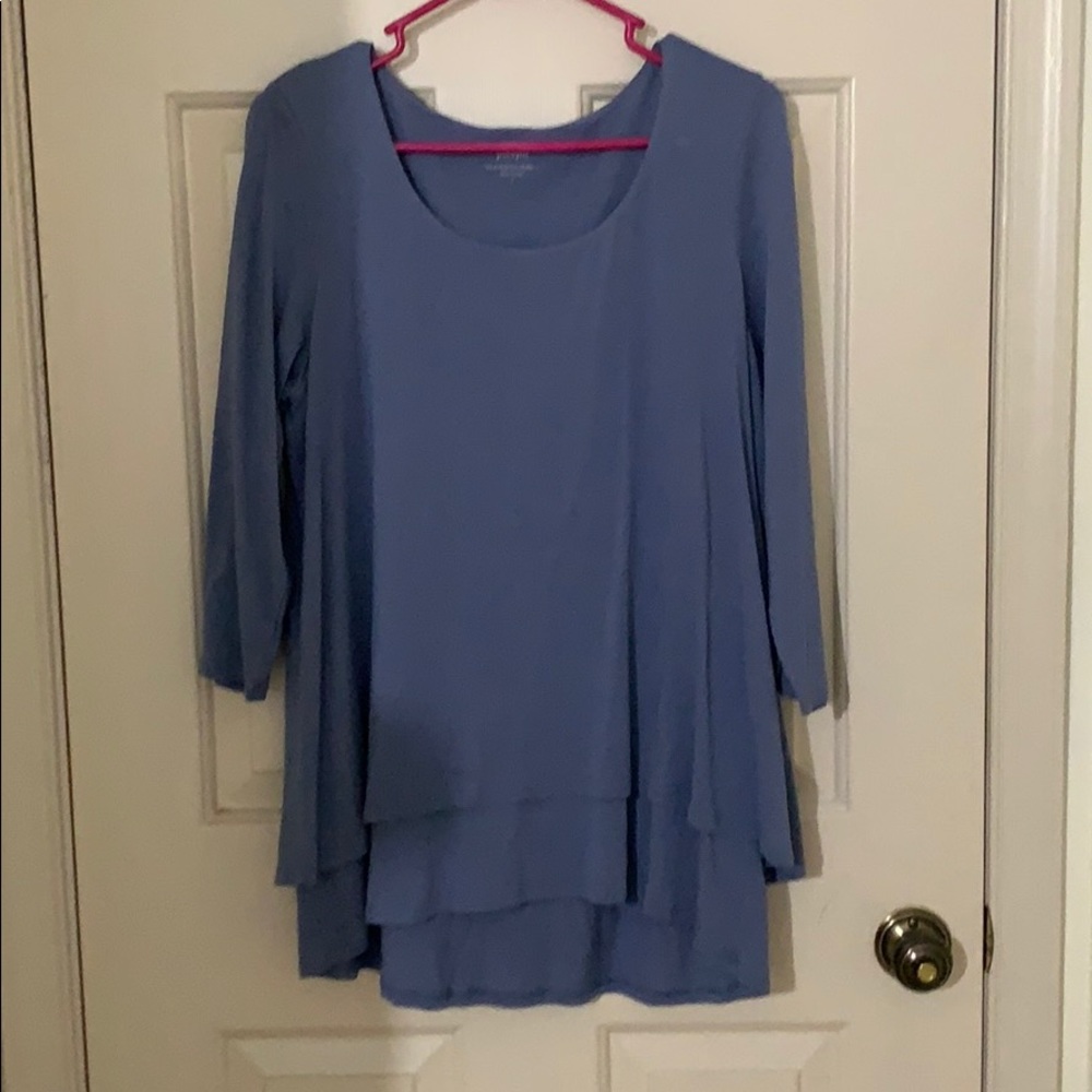 Pure Jill pure Jill elliptical layered top